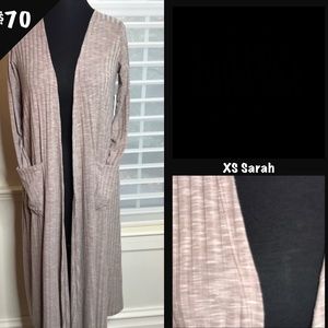 LLR Midi-length Sarah Cardigan with Pockets